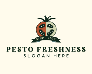 Homegrown Healthy Tomato logo design