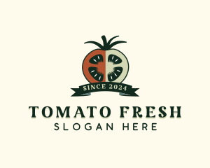 Homegrown Healthy Tomato logo design