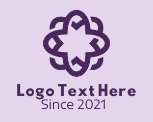 Violet Flower Massage logo