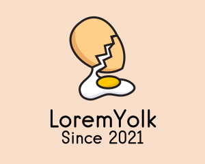 Organic Egg Yolk  logo design