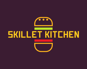 Snack Burger Meal logo design