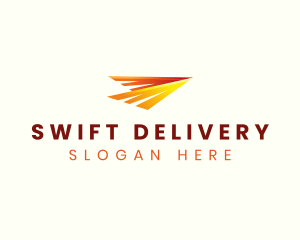 Plane Delivery Logistics logo design