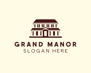 Mansion Architecture Landmark logo