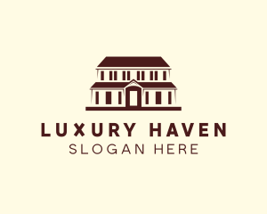 Mansion Architecture Landmark logo