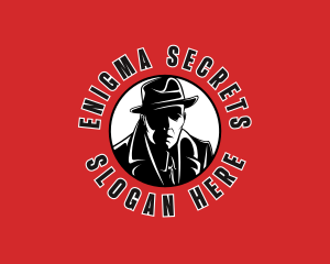 Secret Agent Detective logo design