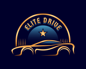 Car Garage Drive logo design