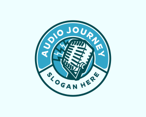 Microphone Broadcast Podcast logo