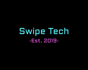 Neon Tech Wordmark logo design