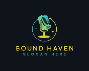 Microphone Audio Podcast logo