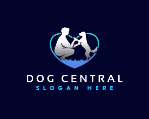 Heart Dog  Breeder logo design