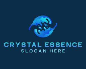 Global Water Splash logo design