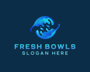 Global Water Splash logo design