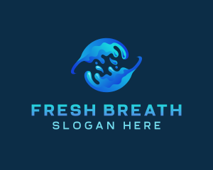 Global Water Splash logo design