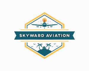 Airplane Travel Aviation logo
