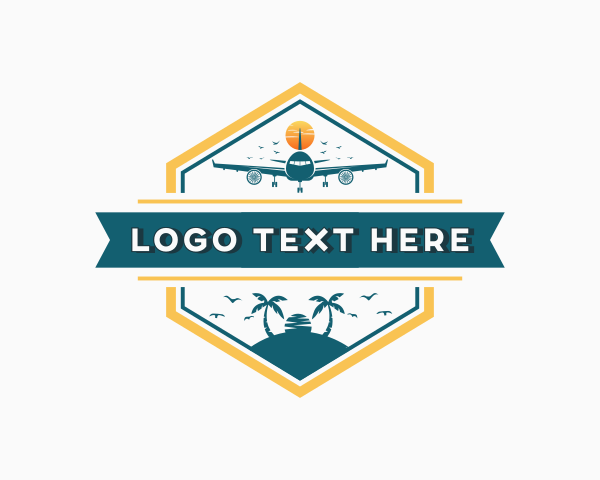 Airplane logo example 3