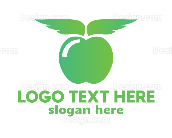 Gradient Apple Wing Logo