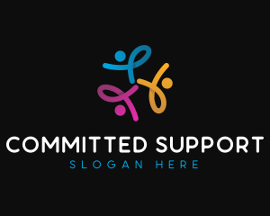 Community Humanitarian Support logo design