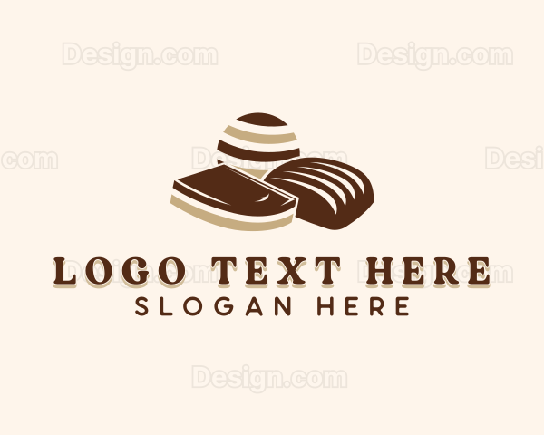 Sweet Chocolate Candy Logo