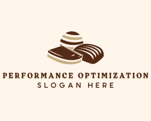 Sweet Chocolate Candy Logo