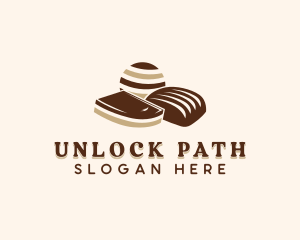 Sweet Chocolate Candy Logo