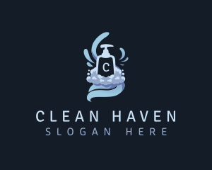 Housekeeping Sanitation Cleaning logo design