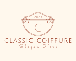 Classic Ornate Shield Boutique logo design