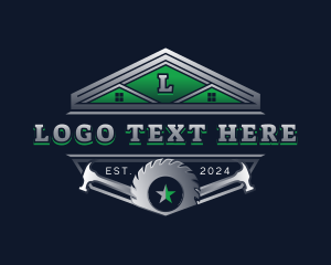 Carpentry Construction Roofing logo