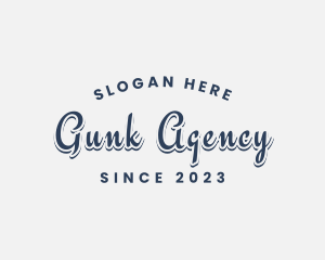 Generic Cursive Company logo design