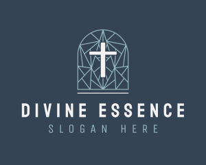 Catholic Church Altar logo design