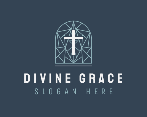 Catholic Church Altar logo design