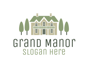 Mansion Estate & Trees logo