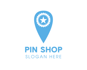 Star Location Pin logo