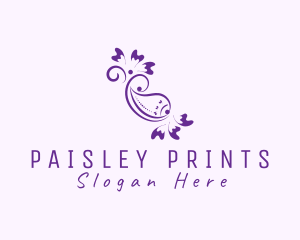 Paisley Floral Ornament logo