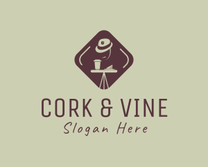 Coffee Dinning Hat  logo design