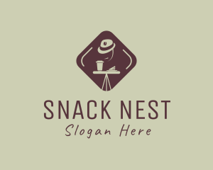 Coffee Dinning Hat  logo design