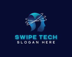 Cyber Tech Artificial Intelligence logo design