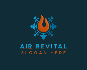 Thermal Air Conditioning logo design