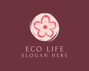 Eco Park Flower  logo design