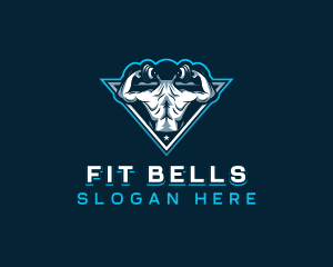 Gym Fitness Weightlifting logo design