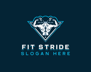 Gym Fitness Weightlifting logo design