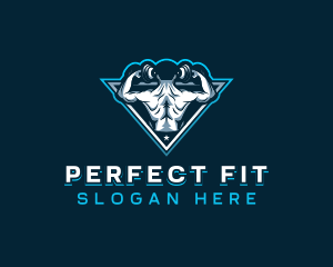 Gym Fitness Weightlifting logo design