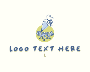 Floral Confectionery Bakery Logo