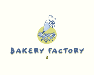 Floral Confectionery Bakery logo design