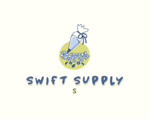 Floral Confectionery Bakery logo design