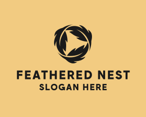 Feather Author Publishing logo design