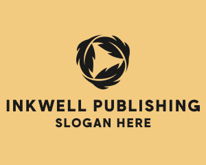 Feather Author Publishing logo design