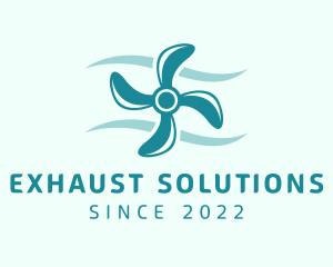 Exhaust Fan Ventilation logo design