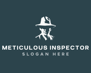 Spy Inspector Detective logo design