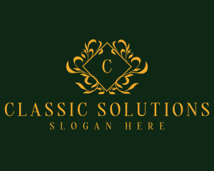 Classic Elegant Ornament logo design