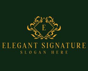 Classic Elegant Ornament logo design